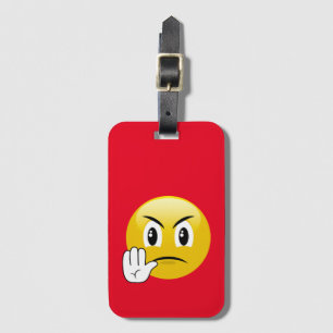 Étiquette À Bagage Arrêtez les mains Emoji