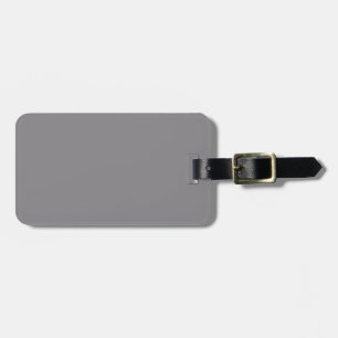 Étiquette À Bagage Arrière - plan couleur gris Titane Tendance