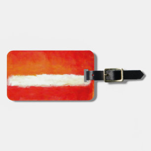 Étiquette À Bagage Art abstrait moderne - style de Rothko