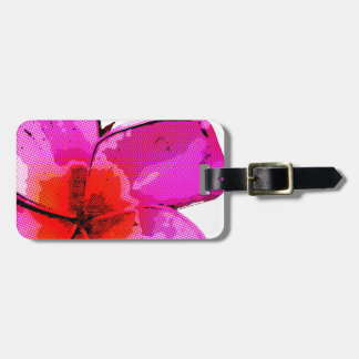 Étiquette À Bagage Art de bruit de Frangipani