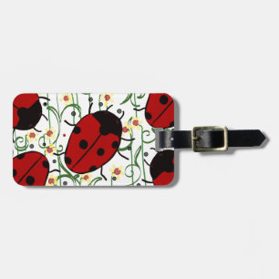 Étiquette À Bagage Art Ladybug