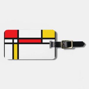 Étiquette À Bagage Art moderne