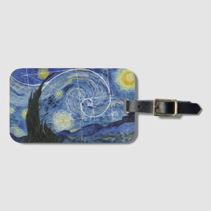 Étiquette À Bagage Art rencontre mathématiques, Van Gogh rencontre F