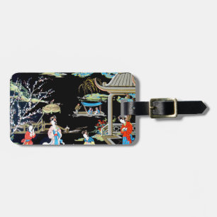 ÉTIQUETTE À BAGAGE ART VINTAGE JAPONAIS
