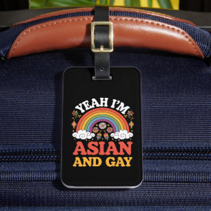 Étiquette À Bagage Asiatique et gay Queer Asiatique Chinois Coréen Ja