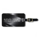 Aspect en aluminium brossé en métal noir