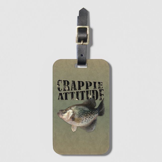 Étiquette À Bagage Attitude de la merde (Devant Vertical)