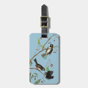 Étiquette À Bagage Audubon : Chickadee