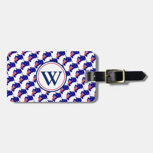 Étiquette À Bagage AUSTRALIE Confiance dans le Seigneur Proverbes 3:5 (Devant horizontal)