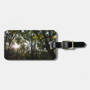 Étiquette À Bagage Automne Matin au Parc national de Shenandoah