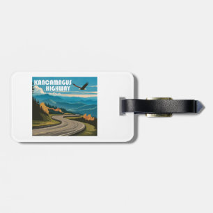 Étiquette À Bagage Autoroute Kancamagus New Hampshire Eagle