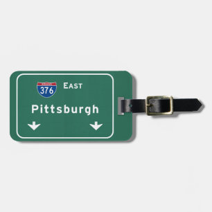 Étiquette À Bagage Autoroute nationale de PA de Pittsburgh