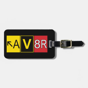 Étiquette À Bagage Aviateur - AV8R -