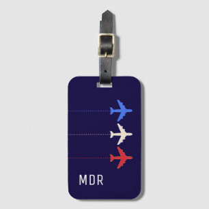 Étiquette À Bagage Avion américain