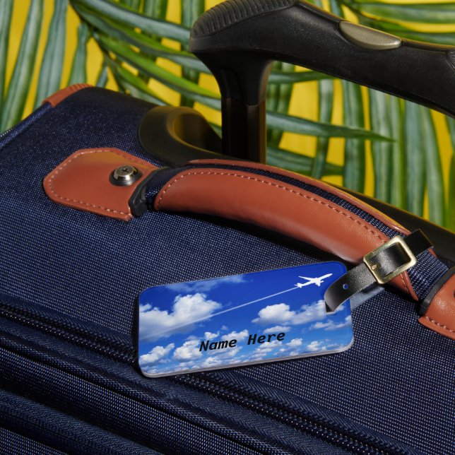 Étiquette À Bagage Avion/avion à réaction/pilote personnalisé (Insitu Rectoal 3)