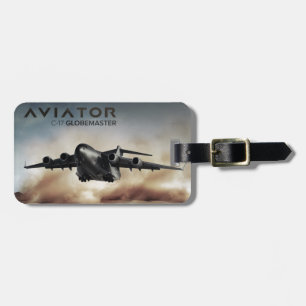 Étiquette À Bagage Avion de cargaison de C-17 Globemaster