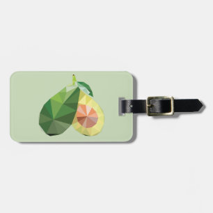 Étiquette À Bagage Avocat géométrique