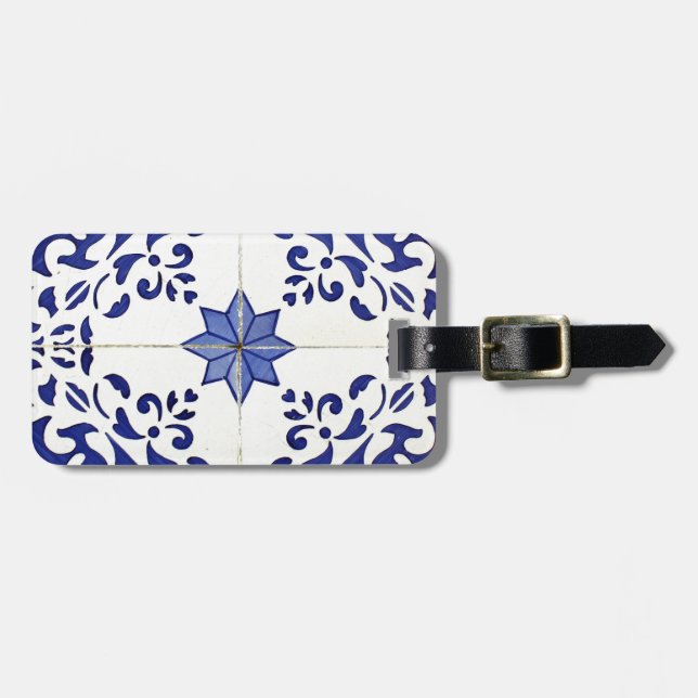 Étiquette À Bagage Azulejos (Devant horizontal)