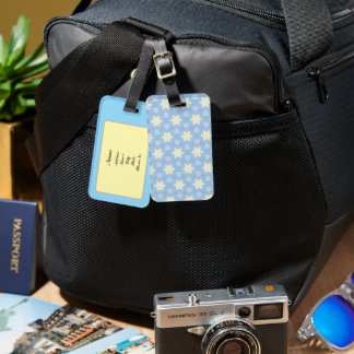 Étiquette À Bagage Baby Blue Luggage Tag