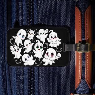 Étiquette À Bagage Baby Ghosts Éffrayant mignon Halloween humeur