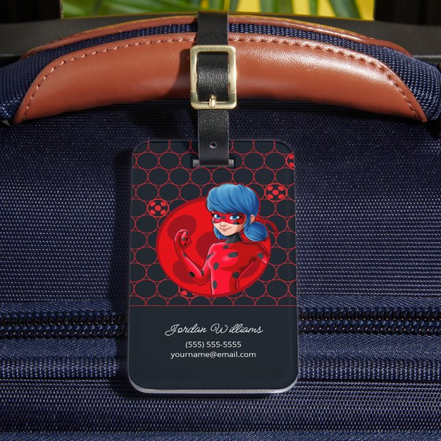 Étiquette À Bagage Badge rouge Ladybug (Insitu Rectoal 2)