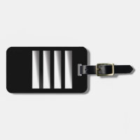 Bag Tag - Capitaine - Bandes argentées
