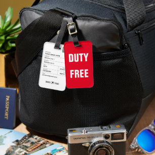 Étiquette À Bagage BAG TAG - Hors taxes
