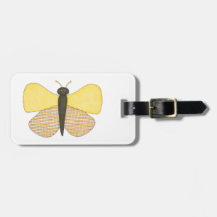 Étiquette À Bagage Bagage à papillon gai Tag-Erin Brie Art Lugga
