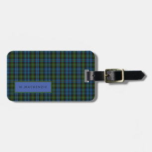 Étiquette À Bagage Bagage personnalisé MacKenzie Tartan Mens