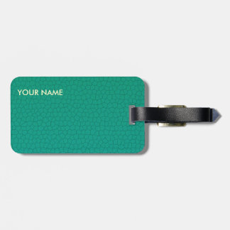 Étiquette À Bagage Bagage simili cuir Teal de voyage