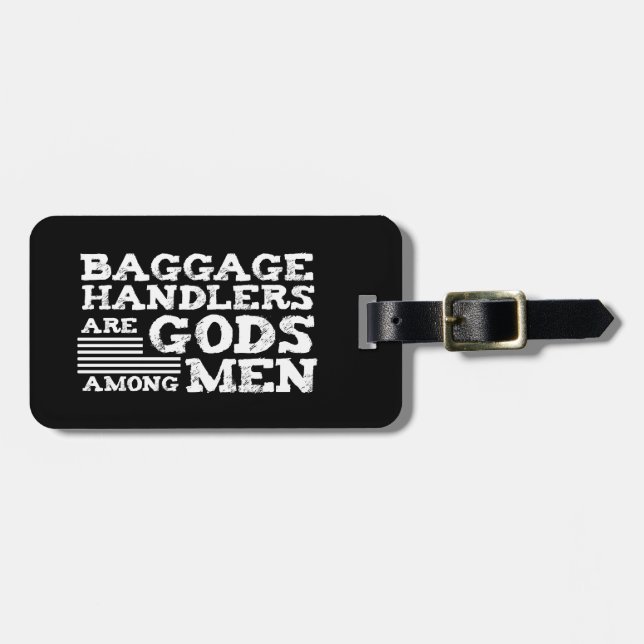 Étiquette À Bagage Bagagistes : Dieux parmi les hommes (Devant horizontal)