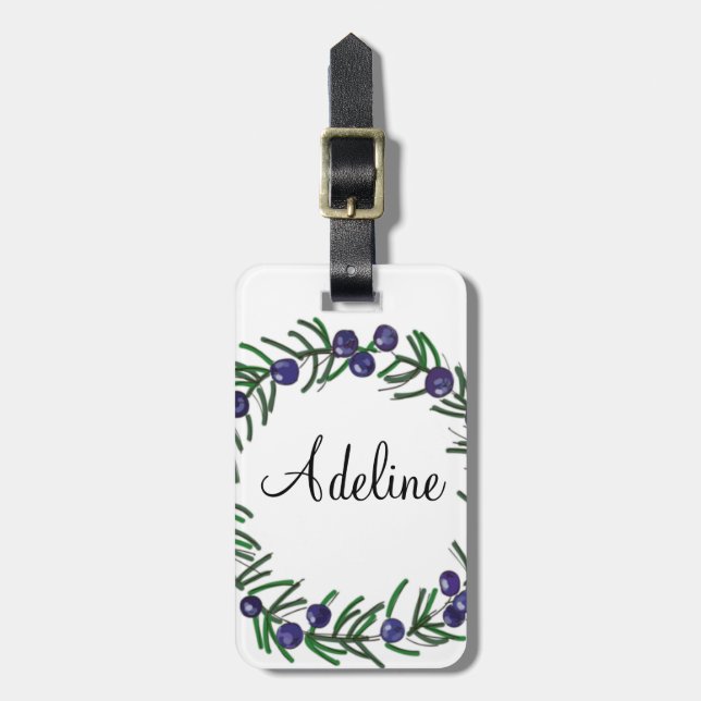 Étiquette À Bagage Baguette de sac de genévrier (Devant Vertical)