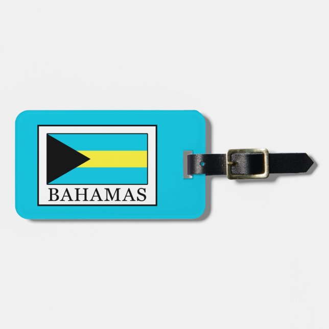Étiquette À Bagage Bahamas (Devant horizontal)