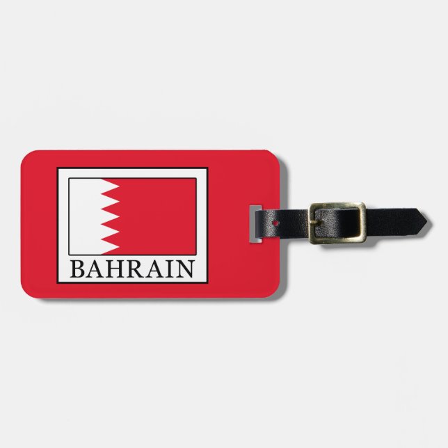 Étiquette À Bagage Bahreïn (Devant horizontal)