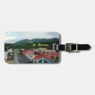 Étiquette À Bagage Baie de couronne, St Thomas, étiquette de bagage