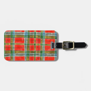 Étiquette À Bagage BAIN MAC BAIN TARTAN Balise de bagage