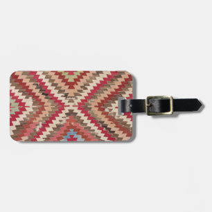 Étiquette À Bagage Baklava Chevron Star II // 18e siècle Authentique