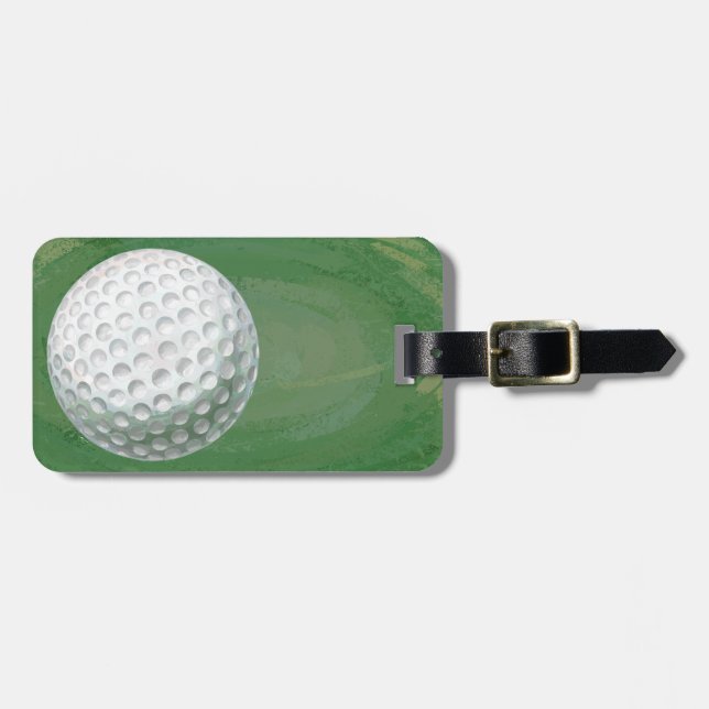 Étiquette À Bagage Bal de golf (Devant horizontal)
