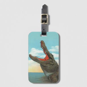 Étiquette À Bagage Balise Alligator Chomp Luggage