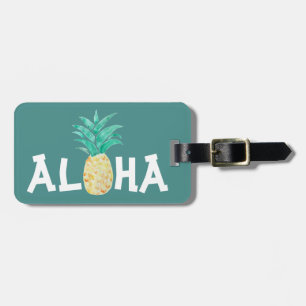 Étiquette À Bagage Balise Aloha Tropical Pineapple Luggage