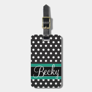 Étiquette À Bagage Balise Bagage Acrylique Dots
