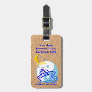 Étiquette À Bagage Balise Bagage de croisière avec sangle en cuir