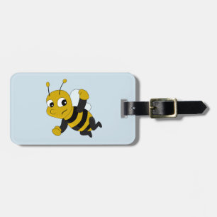 Étiquette À Bagage Balise bagage de dessin animé d'abeille