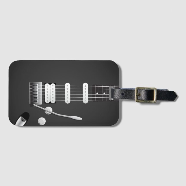 Étiquette À Bagage Balise Bagage de guitare (Devant Horizontal)