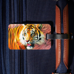 Étiquette À Bagage Balise Bagage de tigre