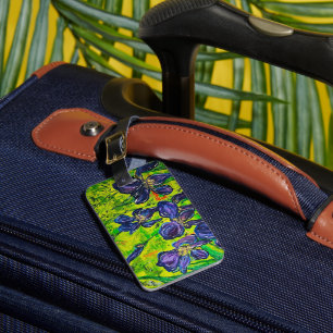 Étiquette À Bagage Balise Bagage Iris
