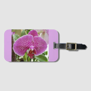 Étiquette À Bagage Balise bagage orchidée violette