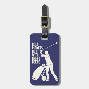 Étiquette À Bagage Balise bagage personnalisée de Golf Player