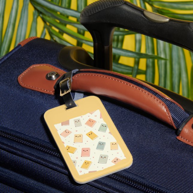 Étiquette À Bagage Balise Bagages de livres Cute Kawaii (Insitu Rectoal 1)
