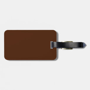 Étiquette À Bagage Balise Chocolat Brown